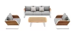 Thailand Outdoor Furniture Wing 5 Seat Conversation Sofa Set