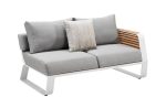 Thailand Outdoor Furniture Wing 7 Seat Corner Sofa Table Top with Yacht Glue